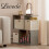 Narrow Side Table Slim End Sofa Table with Living 7