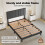Levede Small Double Soft Foam Linen Bed Frame 3
