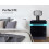 Levede High Gloss RGB LED Bedside Table 2-Drawer 2