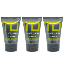 TowelDry Gel Styler Firm Hold + Medium Shine 4 Oz (Pack of 3)