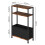 Levede Side End Table Industrial 3 Tier Wooden 8