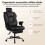 Executive Ergonomic Office Chair Suede Fabric 2