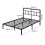 Levede Small Double Heavy Duty Metal Bed Frame Blk 5