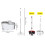 Cleanflo Spin Mop Set 360 Wet/Dry Stainless Steel 11
