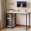 Levede Computer Desk Storage Shelves Monitor White 7