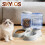 Skylos 2 Packs Automatic Food Feeder Waterer Set 7