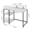 Levede Computer Desk Storage Shelves Monitor White 8