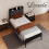 Levede Single Linen Upholstered Storage LED USB 7