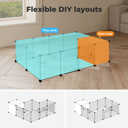 Skylos Pet Pen 14 Panel Puppy Rabbit Kitten 1