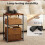 Levede Side Table Bedside End Table 3 Tier Metal 4
