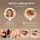 Emitto 10X Magnifying Makeup Mirror Round 360 2