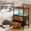 Levede LED Bedside Table 2 Drawers USB Ports Sofa 1