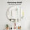 Levede 40cm Round Frameless Tempered Wall Mirror 11