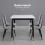 Levede Set of 4 Grey Stackable PU Dining Chairs 2
