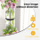 Levede 40cm Round Frameless Tempered Wall Mirror 3