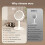 Emitto 10X Magnifying Makeup Mirror Round 360 11