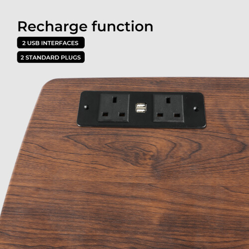 Levede Folding Electric Sit Stand Desk w/ USB 1