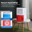 Spector 1L Quiet High-Efficiency Dehumidifier LED 2