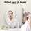 Levede 40cm Round Frameless Tempered Wall Mirror 6