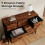 Levede 7-Drawer Fabric Dresser Rustic Brown 2
