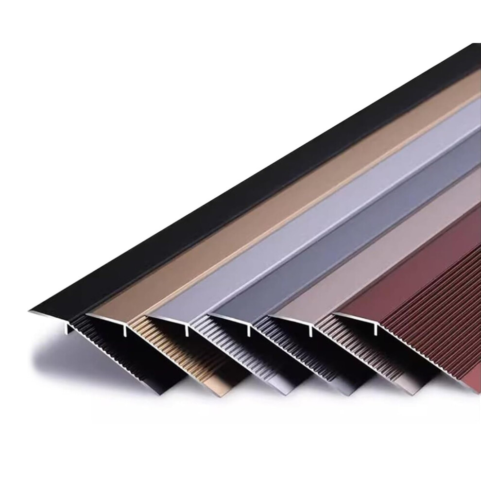 Extra Wide Aluminum Floor Transition Strip, NonâSlip Threshold Reducer For Carpet, Tile And Vinyl Floors 9330225353102