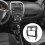 Navigation Panel Frame Black for Versa 2015-2019 10.1in 2Din Dash Mount 3