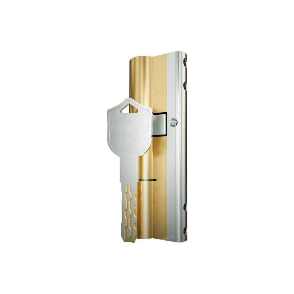 Euro Cylinder Door Lock 80Mm Brass Thumb Turn Lock, Antidrill Security Upvc Replacement 9771547964520