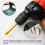 18 Pcs. Tile Drill Ceramic Drill Set of Glass Drill Bits Set Hexagon Tile Drill Set 3/4/5/6/8/10 / 12mm 5