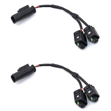 2X Motorcycle Quick Connect Cable Set Shunt Circuit Socket Extension Adapter for R1200GS R1250GS R 1200 1250 R RT R18