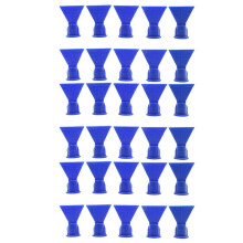 Wave Shape Silicon Cone for Cartridge Caulking Spare Part Nozzle Spray Tip for Sealant Dispenser Syringe Accessory 30Pcs