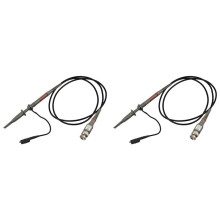 2X P6100 BNC Oscilloscope Probe 100MHz High Precision Scope Analyzer Alligator Clip Probes Test Leads Probe