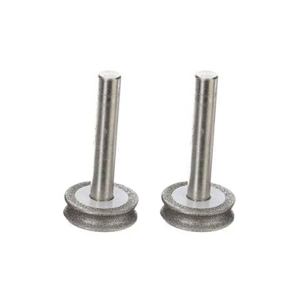 2X Diamond Grinding Wheel Grinding Wheel For Glass Airplane Straight Chamfer 6Mm Shank(3Mm) 6033669827903