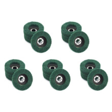 25 Pçs Rodas de Fibra de Náilon Polimento Disco de Polimento Almofada de Polimento para Rebarbadora para Polidor de Metal