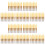 100Pcs 30 Degree 0.1mm Tip Titanium Coated Flat Bottom Carbide PCB Engraving Bits V-Shape CNC Router Cutter Cutting Tool 1