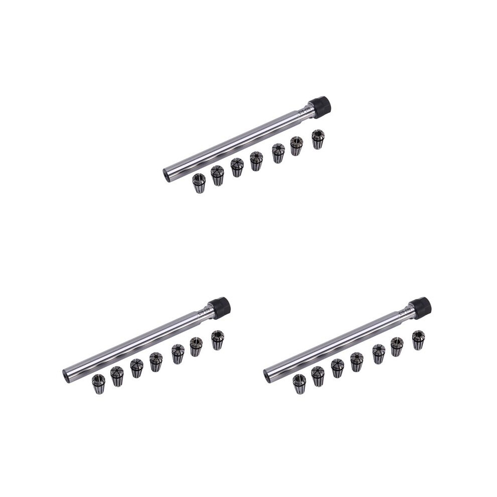 C10 Er8a 100L Collet Chuck Holder + 21Pcs Precision Er8 Spring Collet Set 4711359394493