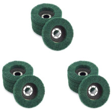 15Pcs Nylon Fiber Flap Wielen Polijsten Polijstschijf Schuursponsje Slijpschijf voor Haakse Slijper voor Metalen Polijstmachine