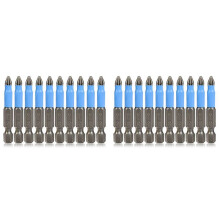 20 PCS Phillips Drill Bit Magnetic Phillips Screwdriver Bit Set Non-Slip , 1/4 Inch Hex Shank 2Inch/50mm