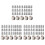 P80 Plasma Electrode Tip Nozzle 1.5 100Amp Plasma Cutting Torch Consumables Accessory 105Pcs 1