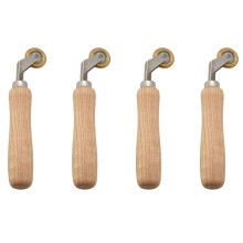 4 Pcs 6mm Brass Penny Roller with Bearing Plastic Hot Air Plastic Tool Soldering Supplies Welding Nozzles
