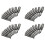 20Pcs 5.5mm-14mm Hex Socket Sleeve Nozzles Nut Driver Set for Power Drills Impact Drivers Power Screwdriver Handle Tools 1