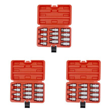 36 Stuks 1/2 Inch Drive Impact Hex Bit Socket Set H5 H6 H7 H8 H10 H12 H14 H16 H17 H18 H19 H22 Inbussleutel Sockets Set Hand