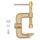 4X Welding Ground Clamp, 500A Current G-Type Solid Brass Ground Clamp, 43mm Jaw Width for Tig Mig MMA Welders 5