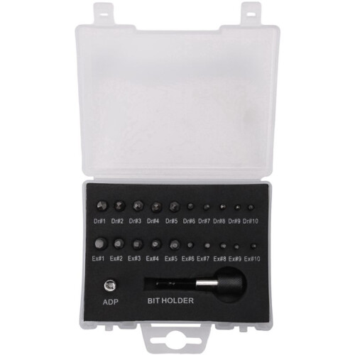Damaged Screw Extractor Set,66 PCS Stripped Screw Extractor Kit, HSS Broken Screw Remover Set with Bit & Socket Adapter 1