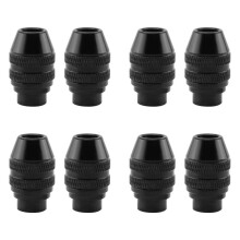 8Pcs Multi Quick Change Keyless Chuck Universal Chuck Replacement for 4486 Rotary Tools 3000 4000 7700 8200