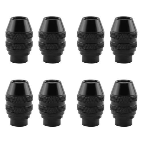 8Pcs Multi Quick Change Keyless Chuck Universal Chuck Replacement for  4486 Rotary Tools 3000 4000 7700 8200