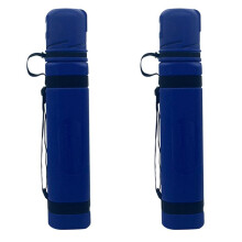 2X Blauwe 14,3LB Beschermkap Laselektrode Staaf Opslagbuis Containerhouder met Riemen