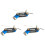 3X Timing Signal Flying Lead Data Repair Test PCB Multimeter Needle DIY Circuit Board Electronic Welding Tool Probe(A) 2