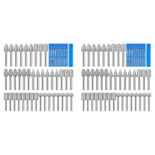 80 StüCk Diamant Bohrer Stein Schnitzen Set für Rotation Werkzeug Teile mit 1/8 Zoll Schaft zum Polieren Von Gravursteinen
