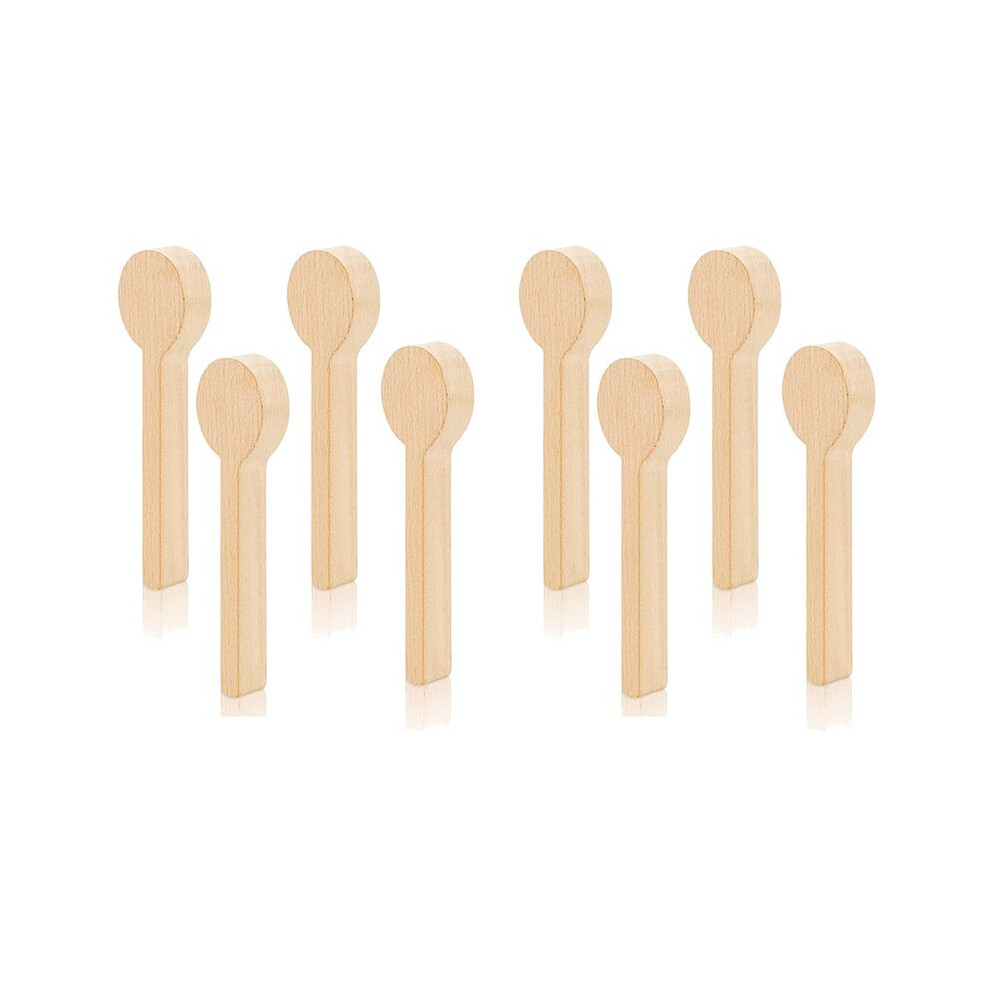8 Pcs Wood Carving Spoon Blank Beech Wood Unfinished Wooden Whittling Kit For Whittler 6031146252378