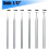 12 Pcs Round Cup Burr - 3/32Inch Shank Jewelry Making Burs Wire Rounder Bits 6